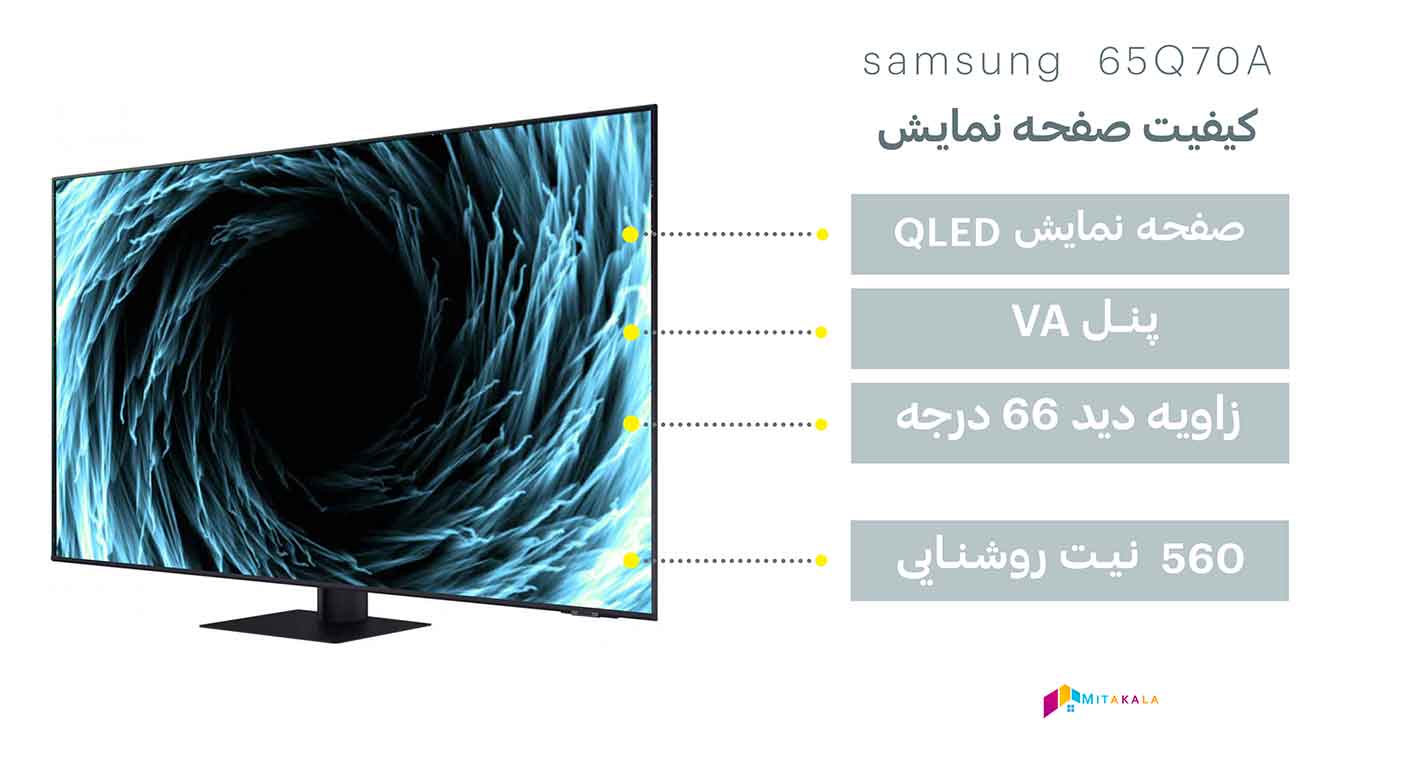 تلویزیون Q70A سامسونگ 65 اینچ