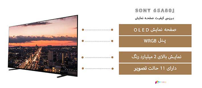 تلویزیون سونی OLED سال 2021 65a80j
