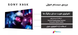 مشخصات سیستم صوتی تلویزیون سونی X95K