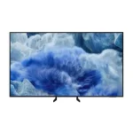 تصویر تلویزیون سامسونگ مدل Q8F از روبرو با پایه های جمع شده